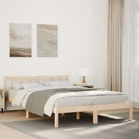 tömör fenyőfa extra hosszú ágykeret matrac nélkül 160 x 220 cm