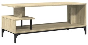 sonoma tölgy szerelt fa/porszórt acél TV-szekrény 102x40x41 cm