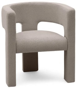 Bézs-szürke design kialakítású fotel ALPAH LOOP