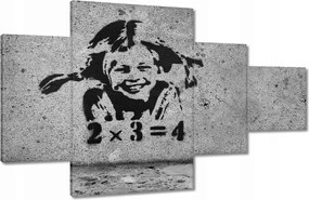 Festmények 130x80 Banksy A szeplős lány