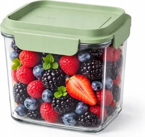 Üveg ételtároló doboz moduláris Glasslock 1,2l-es lyukkal