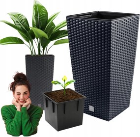 Ablakpárkány Virágtartó Kis Fedő Virágtartóhoz Hosszúkás Téglalap Alakú Virágtartó