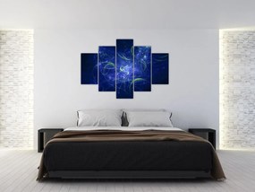 Kép - kék absztrakció (150x105 cm)