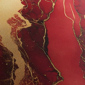 Kép - Vörös-arany márvány (120x50 cm)