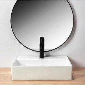 REA-U5000 - pult fölé helyezhető mosdó VALERIA 35,5x50,5 cm kerámia/fényes fehér