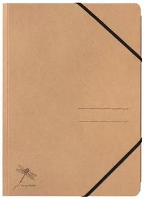 Gumis mappa, karton, A4, PAGNA Pur, kraft (PG4006711)