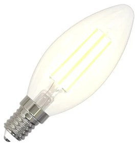 DESIGN LED IZZÓ FILAMENT FEHÉR 4,5W-C35/E14/3000K