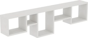 Amanos fali polc, fehér, 120 cm