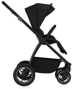 Lionelo - MERIL 3 az 1-ben kombinált babakocsi, Fekete Onyx