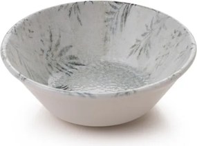 18 részes porcelán étkészlet fehér-antracit