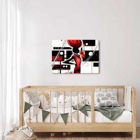 Egy ősi hölgy képének festménye (70x50 cm)
