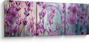Kép - Levendula (órával) (90x30 cm)