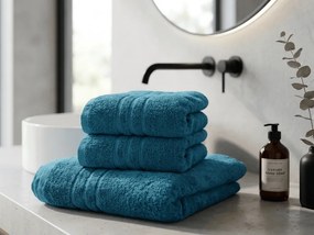 Classic törölköző 50 x 100 cm azúrkék, 100% pamut