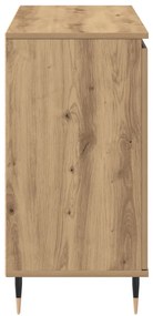 Oldalszekrény Ajtókkal és Fiókokkal, Mesteri Tölgy 101,5x35x70 cm