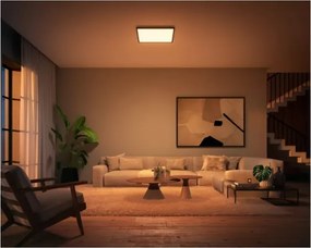 Philips - dimmelhető LED mennyezeti lámpatest Hue AURELLE LED/39W/230V 60x60 cm fekete