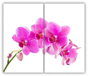Üveg vágódeszka rózsaszín orchidea 60x52 cm