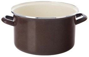 Orion Smaltált fazék szegéllyel Brown, 4 l, 4 l