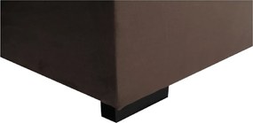 Ülőgarnitúra, barna, jobbos, MINERVA NEW