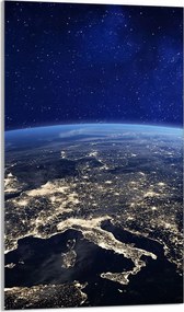 Üveg Vágódeszka 30x52 Föld a Konyhába