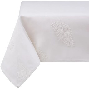 Simple Elegance Asztalterítő, Ambition, 160x280 cm, poliészter, fehér