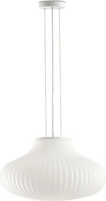 Faro Isabelle 500 függeszték, fehér, dizájner üveg, átmérő 50 cm