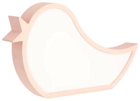 Rózsaszín gyerek éjjelilámpa Bird – Candellux Lighting