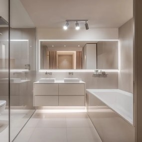 Brilagi - Fürdőszobai spotlámpa SELE 3xGU10/30W/230V IP44 fényezett króm