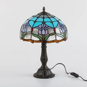 Brilagi - Tiffany vitrázs asztali lámpa LORAS 1xE27/40W/230V