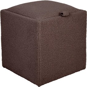 Box puff - T07 szövet - barna R