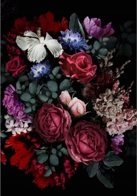 Dekoria Canvas Flowers II vászonkép 35x50