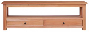 tömör mahagóni TV-szekrény 120 x 30 x 40 cm