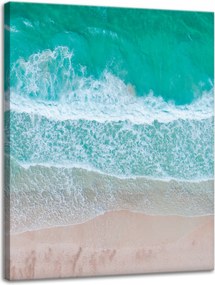 Vászonkép Tenger Hullámok Víz Tengerpart 30x40 cm Ajándéknak is tökéletes