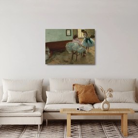 Üveg kép - Edgar Degas, The Dance Lesson, reprodukciók (70x50 cm)