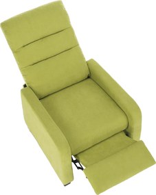 Relaxáló fotel, zöld, TURNER