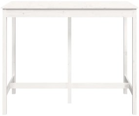 Fehér tömör fenyőfa bárasztal 140 x 80 x 110 cm