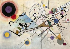 Kandinsky Poszter a szobába B2 50x70cm Kompozíció_8 modern darab #559