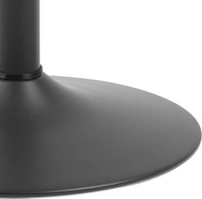 MAZZONI EXPORT KORFU Fekete - MAGAS BÁR/KONYHAI ASZTAL FURNÉR ACÉLLÁB