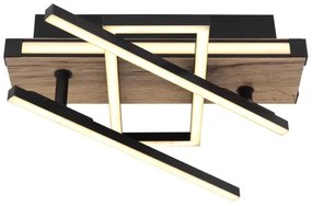 Globo 67299D2 - COLLI LED mennyezeti lámpatest LED/30W/230V barna/fekete