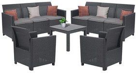 Claire VI 8 személyes kerti bútor garnitúra orlando asztallal