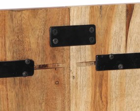 fejtámla 120 cm tömör fa akácfa