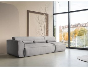 Világosszürke moduláris heverő (bal oldali) Flex Felix – Miuform