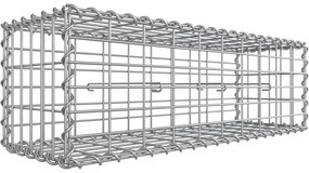 Gabion kosár, fém gabion ketrec 100 x 30 x 30 cm