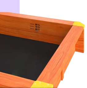 Spielwerk Sami homokozó tetővel, lucfenyő, 120x120x120 cm