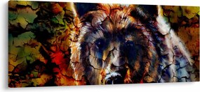 Kép - Medve, festmény (120x50 cm)