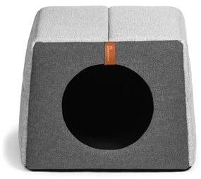 Világosszürke kutya ház 48x48 cm Up and Down XL - Rexproduct