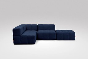 4 Teiliges Modulares Sofa – Blau