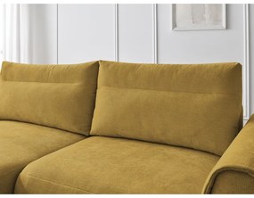 Okkersárga sarokkanapé Aden – Bobochic Paris