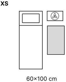 Szürke mosható szőnyeg 80x50 cm - Vitaus