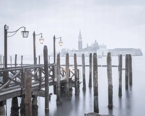 Poszter 50x40cm Vízpart a velencei lagúnánál 2, Assaf Frank