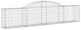 25 db íves horganyzott vas gabion kosár 300x30x60/80 cm